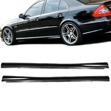 Mercedes S211 W211 02-06 Bas de Caisse AMG Look en ABS + Matériel de Montage