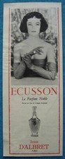 Publicité Papier - Parfum "Ecusson" de Jean d'Albret de 1956