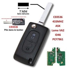 Clé vierge avec électronique