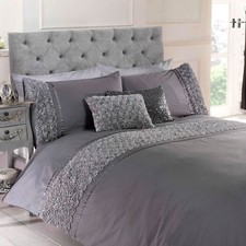 Limoges Rose Ruche Gris Simple