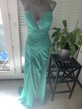 Robe Longue Bustier Drapée Verte Soirée Gala Cérémonie Taille XS