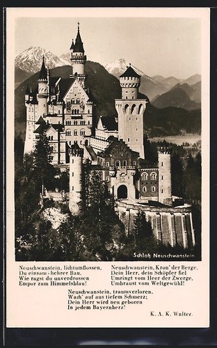 Carte postale château - , de