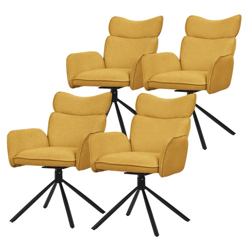 Lot chaises pivotantes à - lot,