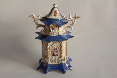 Tisanière porcelaine pagode - porcelaine,