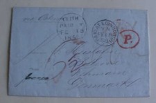 GREAT BRITAIN 1858 LEITH B/S