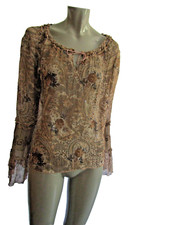 "TERA BORA" TUNIQUE FLUIDE EN VOILE T.44/46