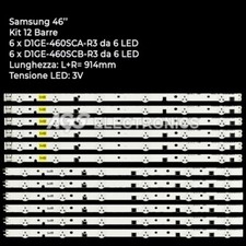 KIT 12 BARRES LED BANDES TV