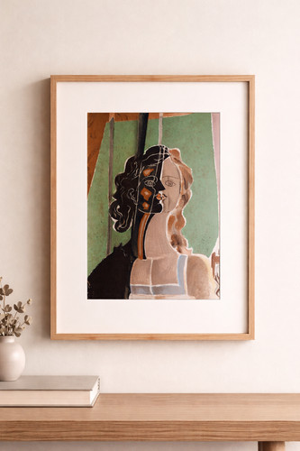 Braque cubist print verve - braque,