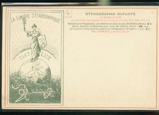 167. STENOGRAPHIE DE DUPLOYE A