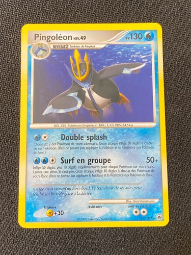 Carte pokémon pingoleon - carte,
