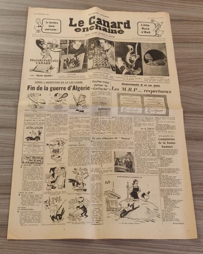 Canard enchaîné numéro - le,