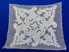 ancien fin filet noué et