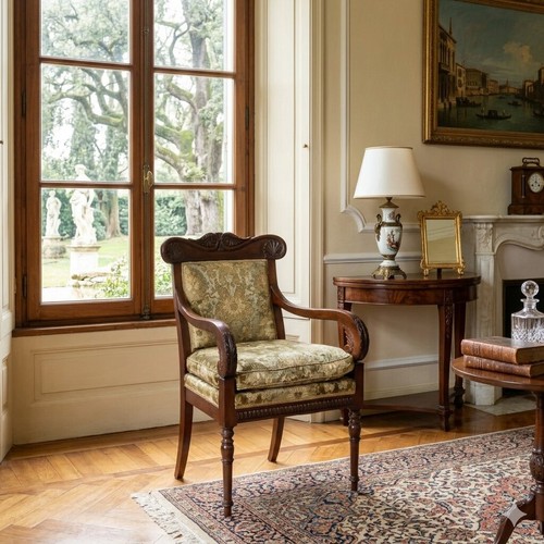 Fauteuil louis philippe - fauteuil, ancien
