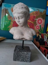 Sculpture Buste Tête de Femme
