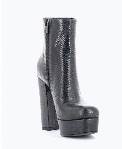 Boots pyton veritable cuir - en,