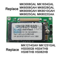 NEW 1.8 Inch 128GB ZIF SSD Replacement TOSHIBA MK1231GAL MK1634GAL HDD For ipod