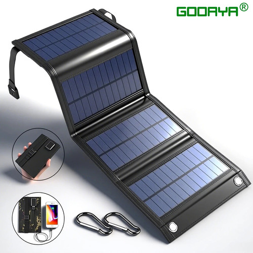 Panneau solaire pliable usb - panneau,