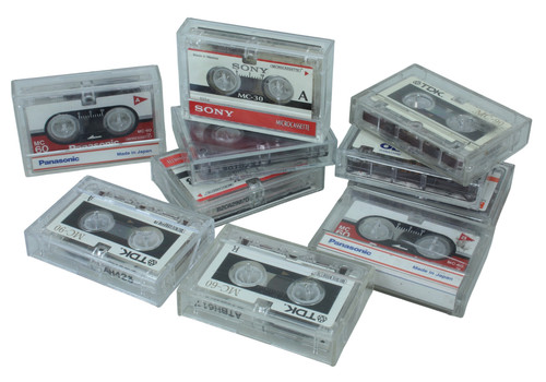 Lot microcassette - 10,