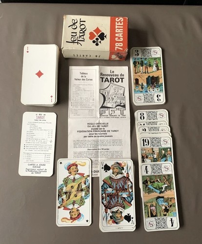 Ancien jeu tarot cartes - ancien,