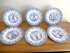 SERIE DE SIX ASSIETTES DESSERT