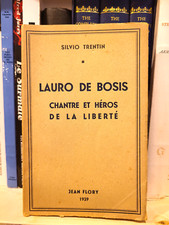 TRENTIN (Silvio) | Lauro de Bosis chantre et héros de la liberté | 1939