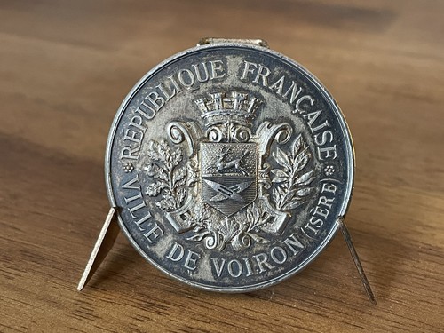 Médaille argent massif - médaille,