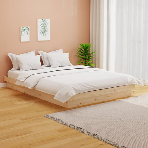 Cadre lit pin massif en - massif,
