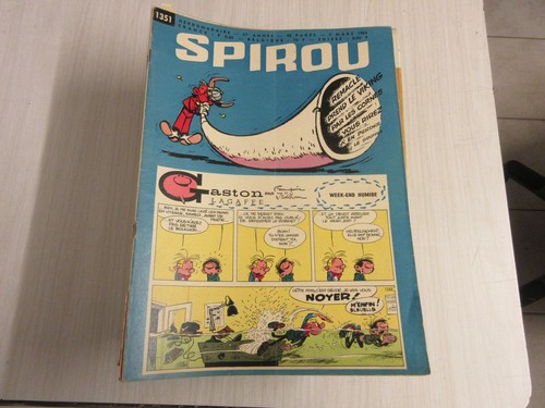 Spirou 1351 1964 ski - spirou, 05.03.1964