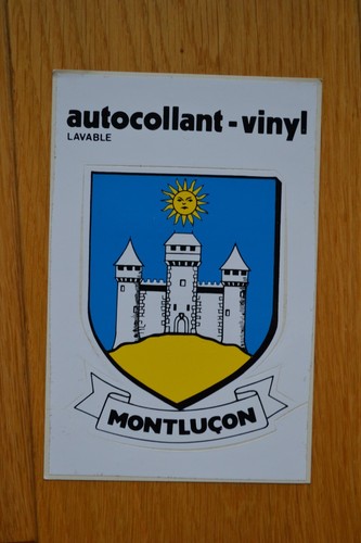Montlucon carte postale blason - montlucon,