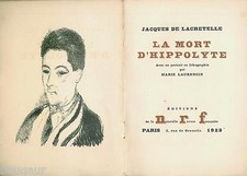 Jacques de LACRETELLE Marie