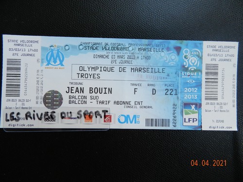 Ticket billet football - ticket,