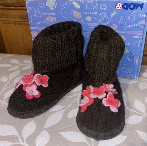 Chaussons laine fille hiver - chaussons,