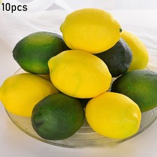 Faux citrons réalistes pour exposition ustensiles de cuisine décor citron arti