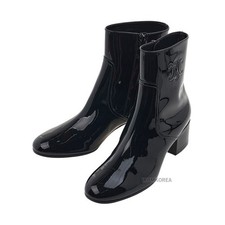 Celine Bottes en cuir verni 360484582C 38NO FW24 123521024