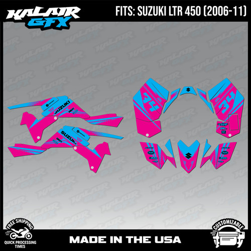 Graphics kit for suzuki atv - kit,