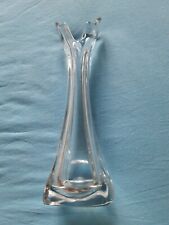 Vase art déco signé Cristallerie de Lorraine avec la croix. 