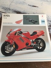 Honda 750 NR 1990 NR750 750NR Carte Collection moto Atlas Japon
