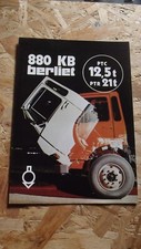 CATALOGUE/BROCHURE BERLIET  880 KB de 1973
