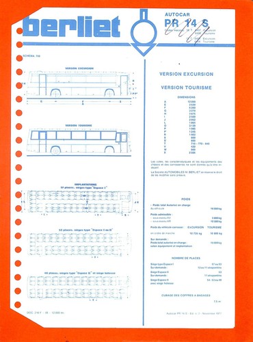 Berliet fiche technique - /,