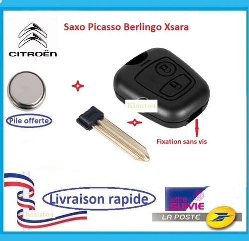 Coque clé plip sans - sans, vis