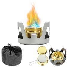 Rechaud Alcool Camping Réchaud Camping Portable Réchaud à Alcool Intérieur Ré...