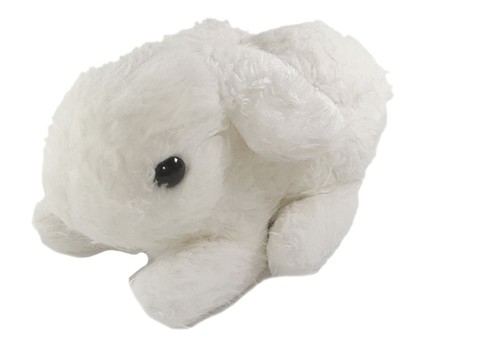Peluche lapin blanc cm - 22,