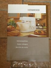Livre de cuisine KENWOOD Utilisation robot + Recettes Allemand Français Italien