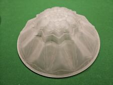 Coupe Art Deco lustre en verre