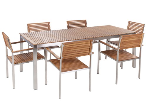 Table jardin 6 - et, chaises