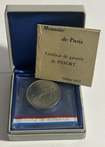 Piéfort francs semeuse 1971 - 5,