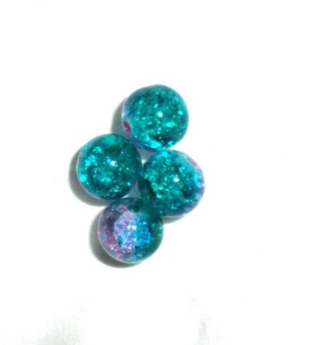 Perles verre craquelees - en,