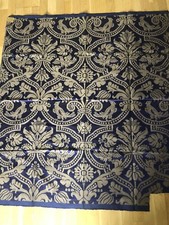 Jacquard damassé soie et lin