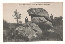 CPA 71 - UCHON : ROCHER DU CRAPEAU - EN MORVAN (SAÔNE-et-LOIRE) ÉCRITE