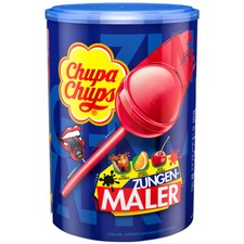 Chupa Chups Langue Peintres Cerise Orange Cola Fruité 100er